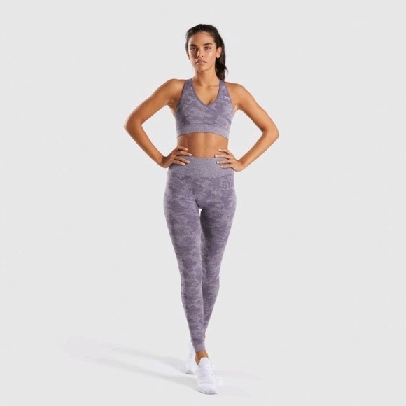 gymshark Pants - Gymshark Purple Camo